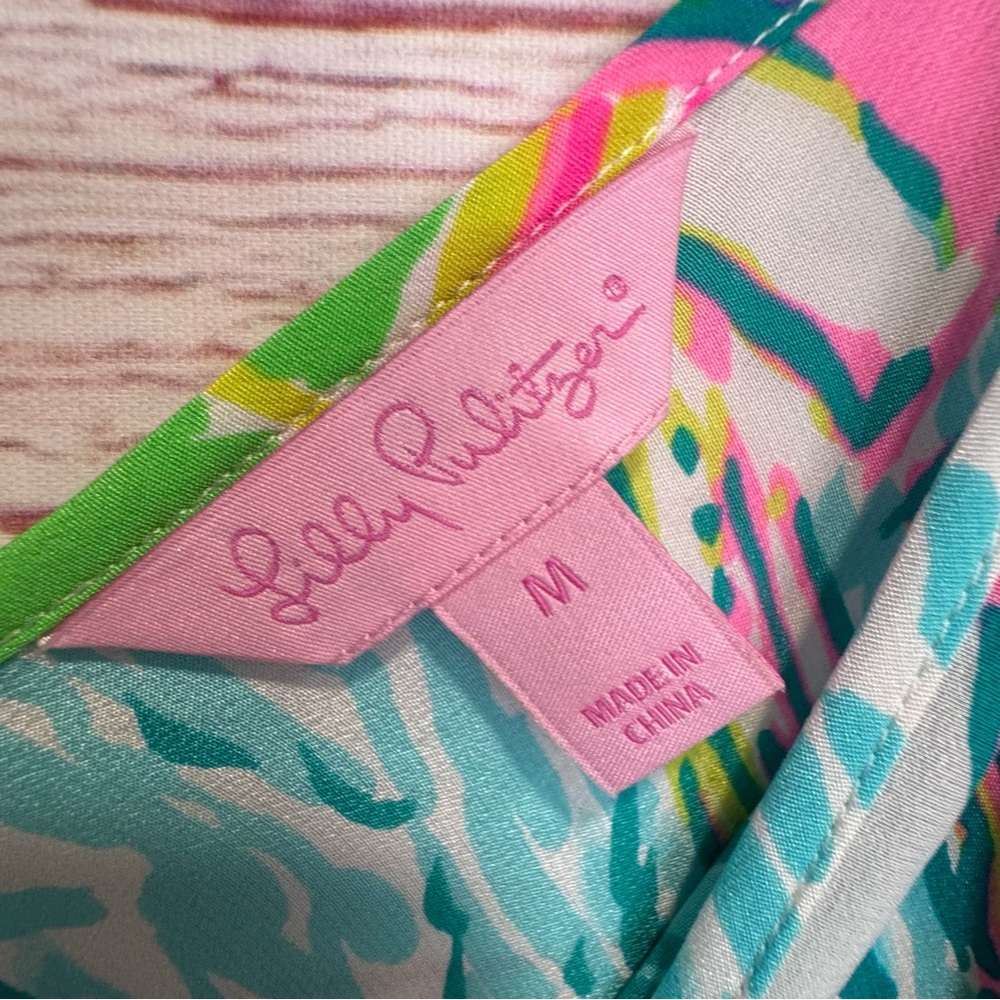 Lilly Pulitzer RARE Rylan Silk Maxi Dress In You Gotta Regatta Multi Sz M - Picture 7 of 13
